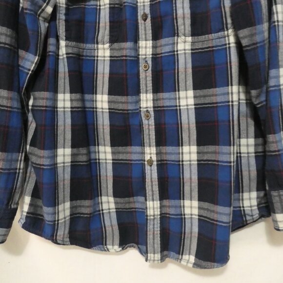 FADED GLORY | medium (38-40) | Casual Plaid Button-Up Long Sleeve Shirt - Picture 9 of 16